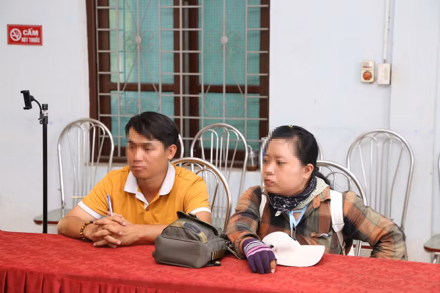 Ông N.V.T. tại cơ quan chức năng. (Ảnh: CACC)