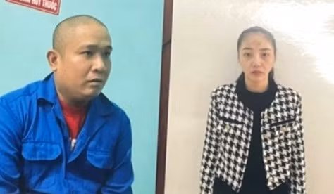 Vợ chồng Mai Anh Tuấn "chó Hạm" và Nguyễn Thị Lan.