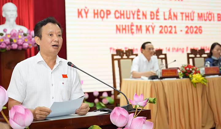 Ông Lê Trường Lưu, Chủ tịch HĐND tỉnh, Bí thư Tỉnh ủy Thừa Thiên Huế. (Ảnh: UBND TTH)