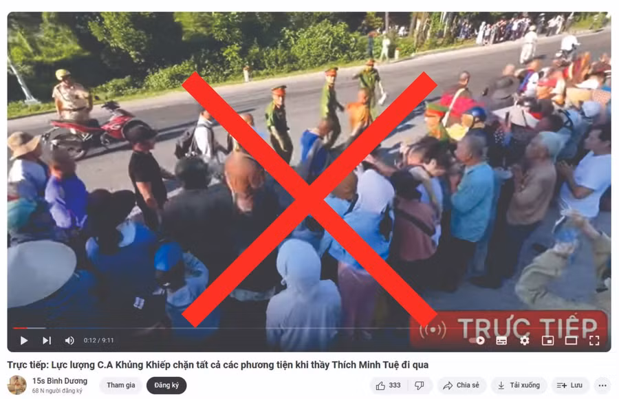 Các bài viết sai sự thật của ông N.V.T.