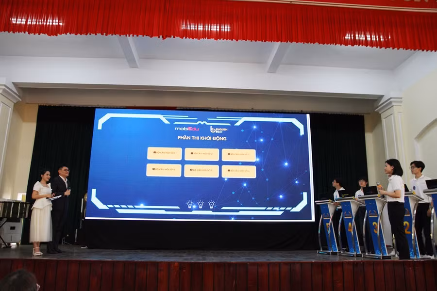 Các em trải qua 3 phần thi kịch tính.