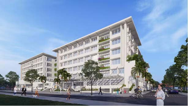 Mô hình Bệnh viện Quốc tế Trung ương Huế 2.