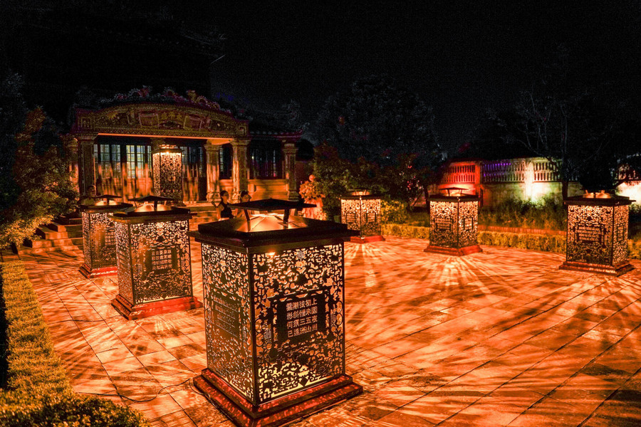 Không gian Thái Bình Lâu hiện lên tuyệt đẹp. Không gian Thái Bình Lâu hiện lên tuyệt đẹp.