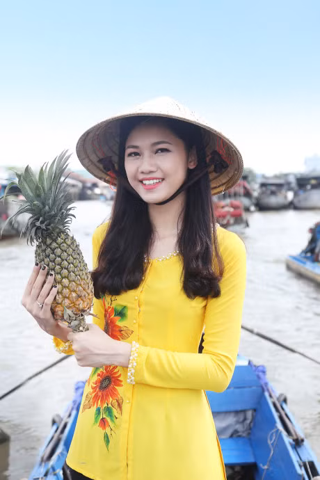 A hau Thanh Tu dien ao ba ba, hoa co gai mien Tay chinh hieu - Anh 4