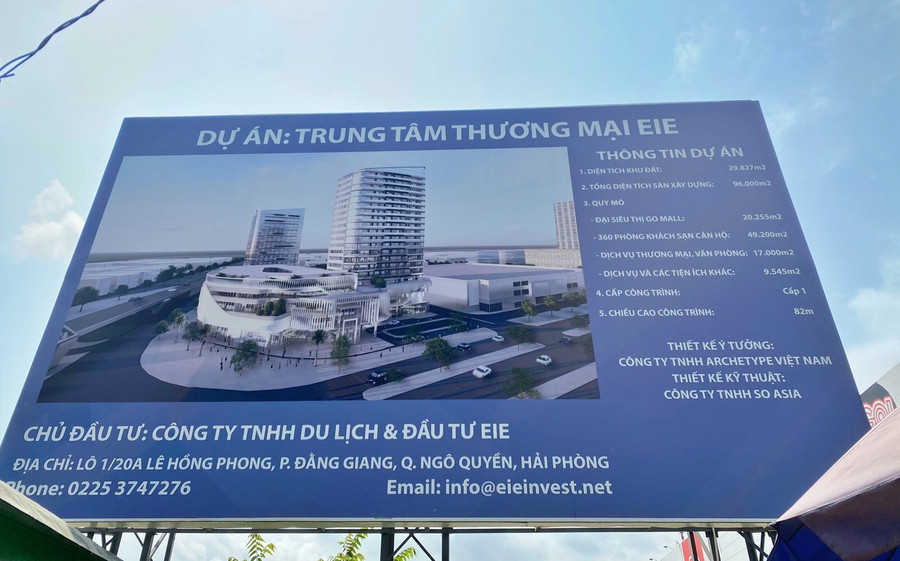 Phối cảnh dự án trung tâm thương mại EIE.