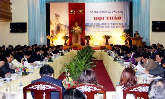 Hội thảo chế độ, chính sách và tín dụng đối với HSSV