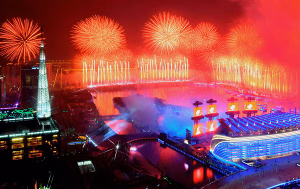 Hoành tráng lễ khai mạc ASIAD 16 (video) ảnh 12