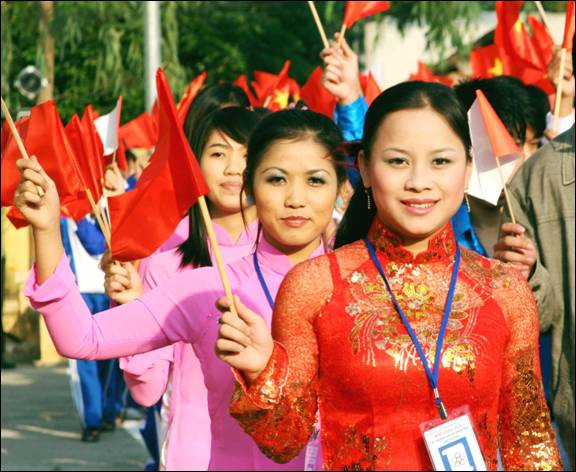 Rạng ngời trong lễ khai mạc