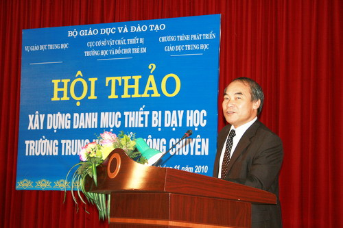 Thứ trưởng Nguyễn Vinh Hiển kết luận tại Hội thảo