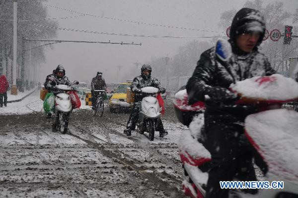 Bão tuyết tấn công Trung Quốc