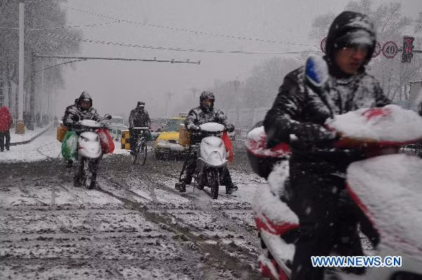 Bão tuyết tấn công Trung Quốc