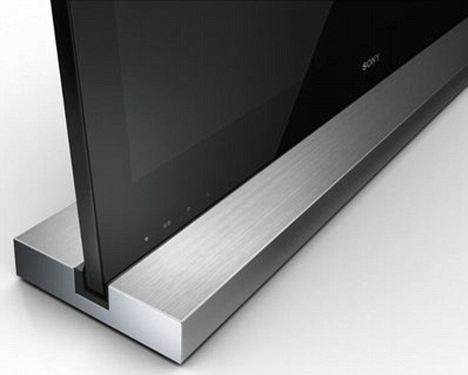Minimalist design: The ’Monolithic’ is intended to take up less space as well as improving viewing Read more: http://www.dailymail.co.uk/sciencetech/article-1330258/Sony-launches-Monolithic-worlds-tilting-television.html#ixzz15Va6Qr2X
