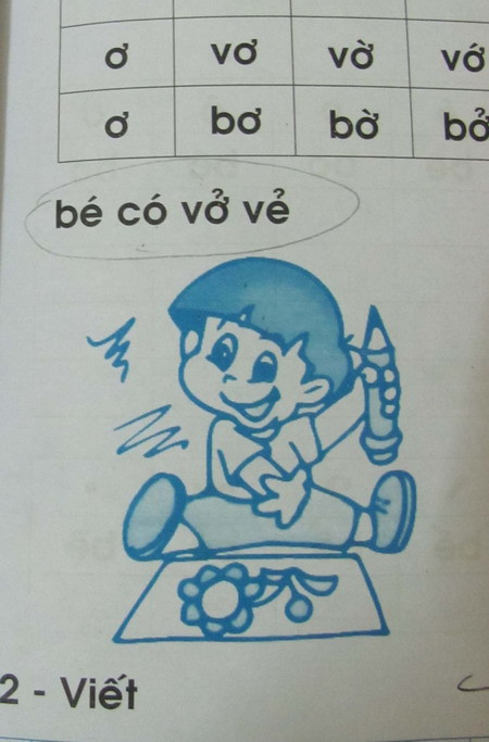 Vở luyện Tiếng Việt, tập 1 có nhiều sai sót ảnh 2