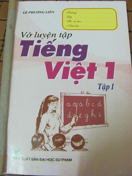 Vở luyện Tiếng Việt, tập 1 có nhiều sai sót ảnh 3