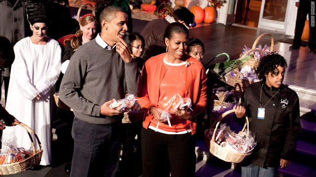 Nhà trắng mở tiệc Halloween