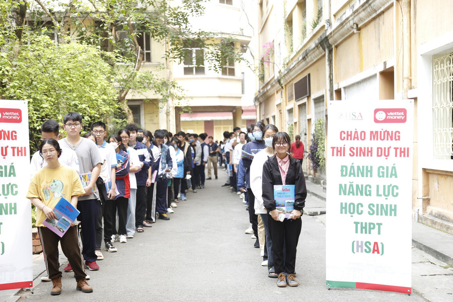 Phổ điểm kỳ thi đánh giá năng lực năm 2024 của Đại học Quốc gia Hà Nội.