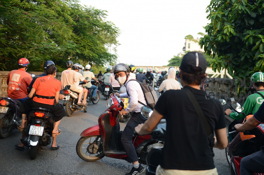 Nhiều người khi thấy hiện tượng ùn đã chủ động quay đầu.