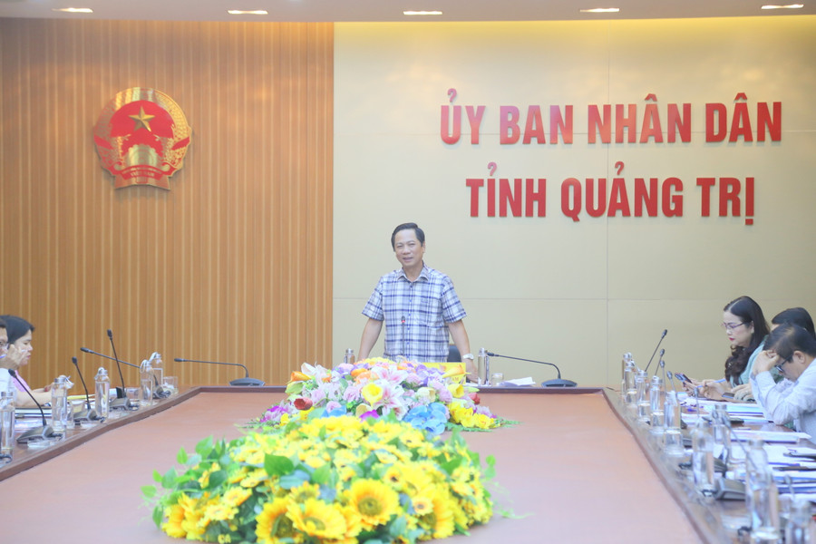 Ông Hoàng Nam, Phó Chủ tịch UBND tỉnh, Trưởng ban chỉ đạo thi đề nghị các ngành tích cực phối hợp với Sở GD&amp;ĐT tổ chức thành công kỳ thi tốt nghiệp THPT.