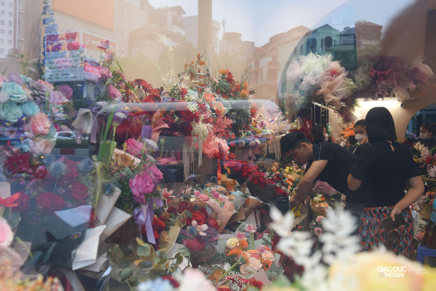 Đa phần hoa đã được khách hàng đặt từ trước.