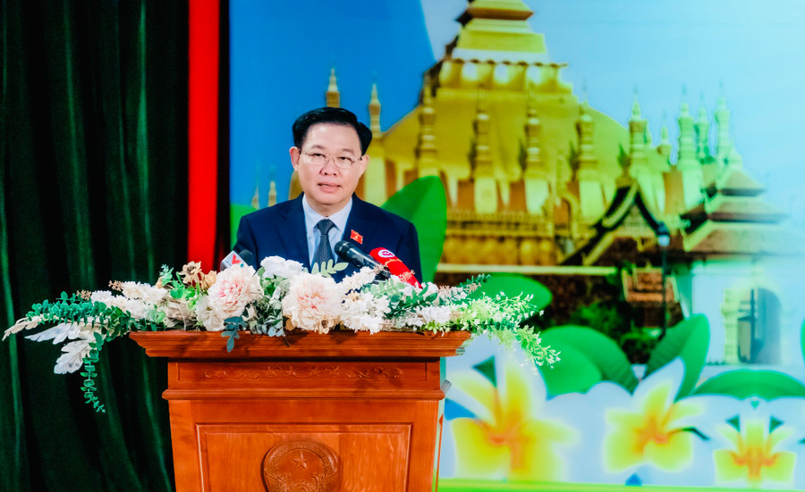 Chủ tịch Quốc hội Vương Đình Huệ phát biểu. (Ảnh: Doãn Tấn/TTXVN) Chủ tịch Quốc hội Vương Đình Huệ phát biểu. (Ảnh: Doãn Tấn/TTXVN)