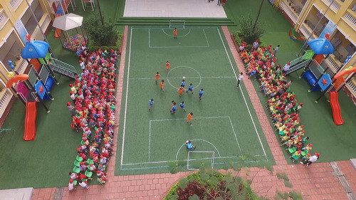 Rèn luyện thể thao không chỉ nâng cao sức khỏe mà còn xây dựng tinh thần đoàn kết, làm việc nhóm cho trẻ