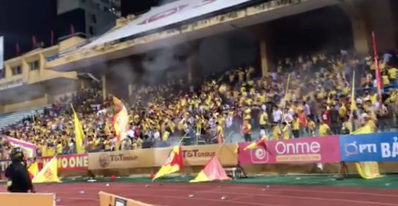 Sau cùng, Nam Định thua đậm trước Hà Nội FC với tỉ số 6-1.