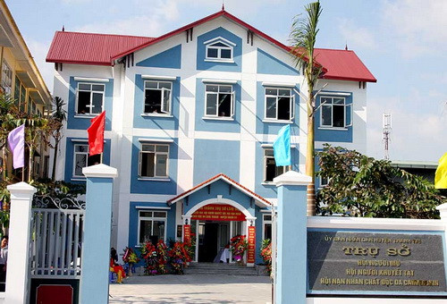 Công trình của Hội người mù, Hội khuyết tật và Hội nạn nhân chất độc màu da cam huyện Thanh Trì do công ty Hanvico tài trợ xây dựng Công trình của Hội người mù, Hội khuyết tật và Hội nạn nhân chất độc màu da cam huyện Thanh Trì do công ty Hanvico tài trợ xây dựng