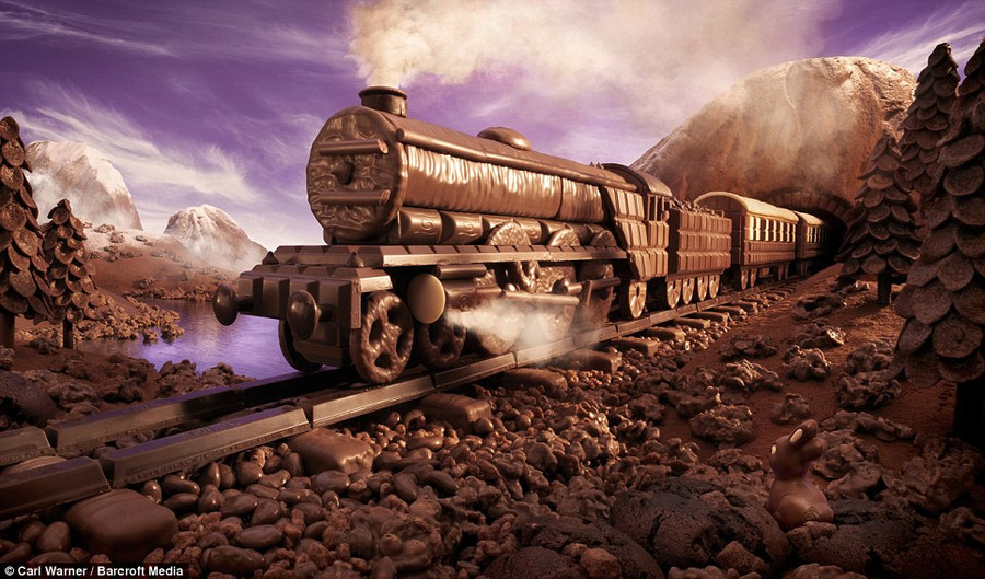 Lạc vào xứ sở thần tiên được làm bằng kẹo, socola và trái cây ảnh 4