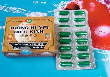 Viên nang thông huyết điều kinh bị đình chỉ lưu hành