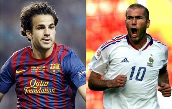 Fabregas: &quot;Zidane là thần tượng của tôi&quot;