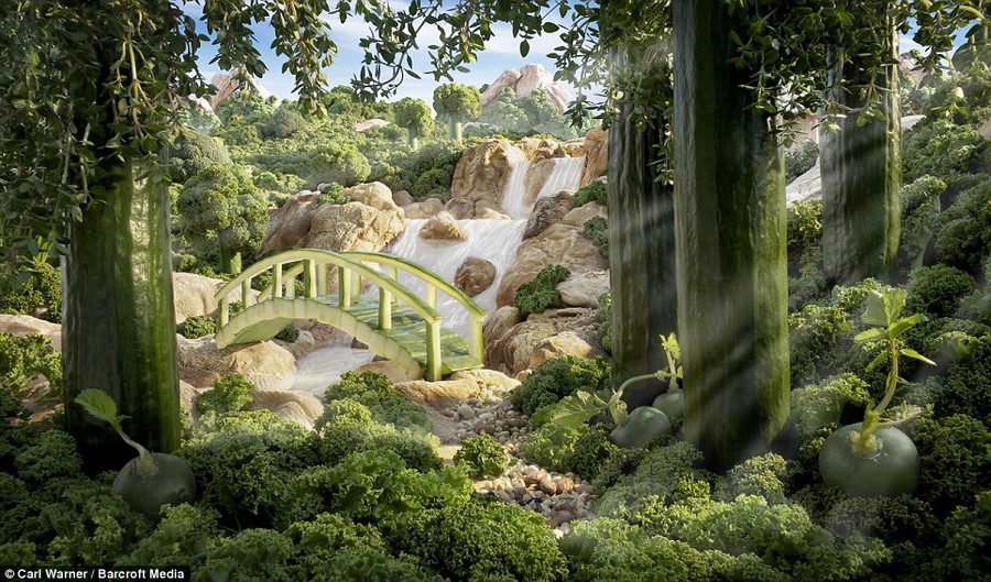 Lạc vào xứ sở thần tiên được làm bằng kẹo, socola và trái cây ảnh 3