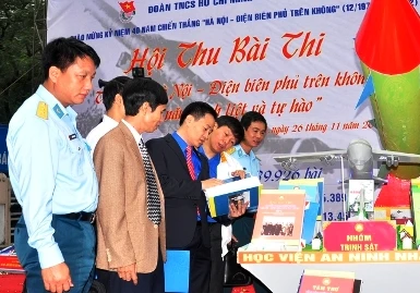 Gần 500.000 bài dự thi tìm hiểu Hà Nội – Điện Biên Phủ trên không