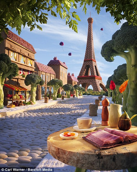 Lạc vào xứ sở thần tiên được làm bằng kẹo, socola và trái cây ảnh 7