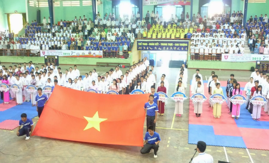 Khai mạc giải Karatedo sinh viên, học sinh toàn quốc lần thứ 8