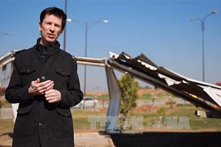 Nhà báo Anh John Cantlie. Ảnh: World Street/TTXVN