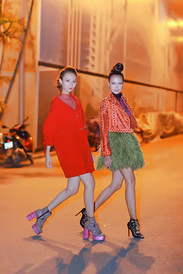 Phi Phuong Anh do dang ben Quan quan Next Top Ngoc Chau - Anh 6