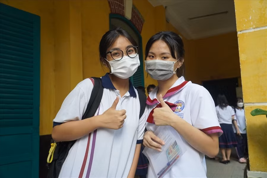 Thí sinh tham dự kỳ thi tốt nghiệp THPT năm 2022. Ảnh: Ngọc Lê.