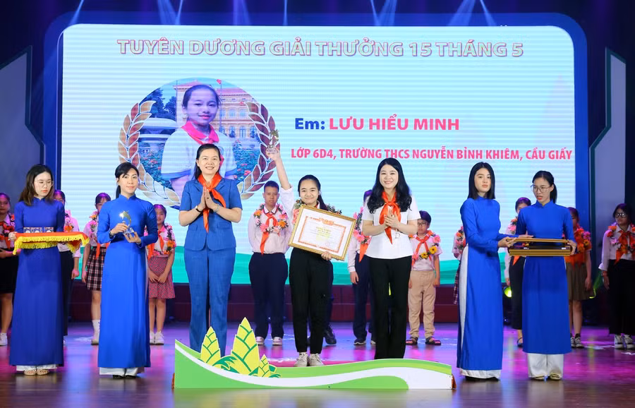 Hội đồng Đội Thành phố Hà Nội kỷ niệm 81 năm ngày thành lập Đội Thiếu niên tiền phong Hồ Chí Minh ảnh 4