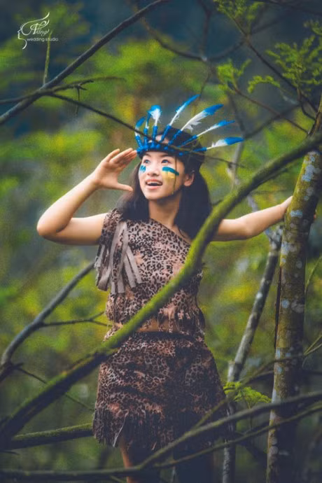 Bo anh ki yeu tho dan cua hoc sinh lop 12 gay sot tren mang xa hoi - Anh 3