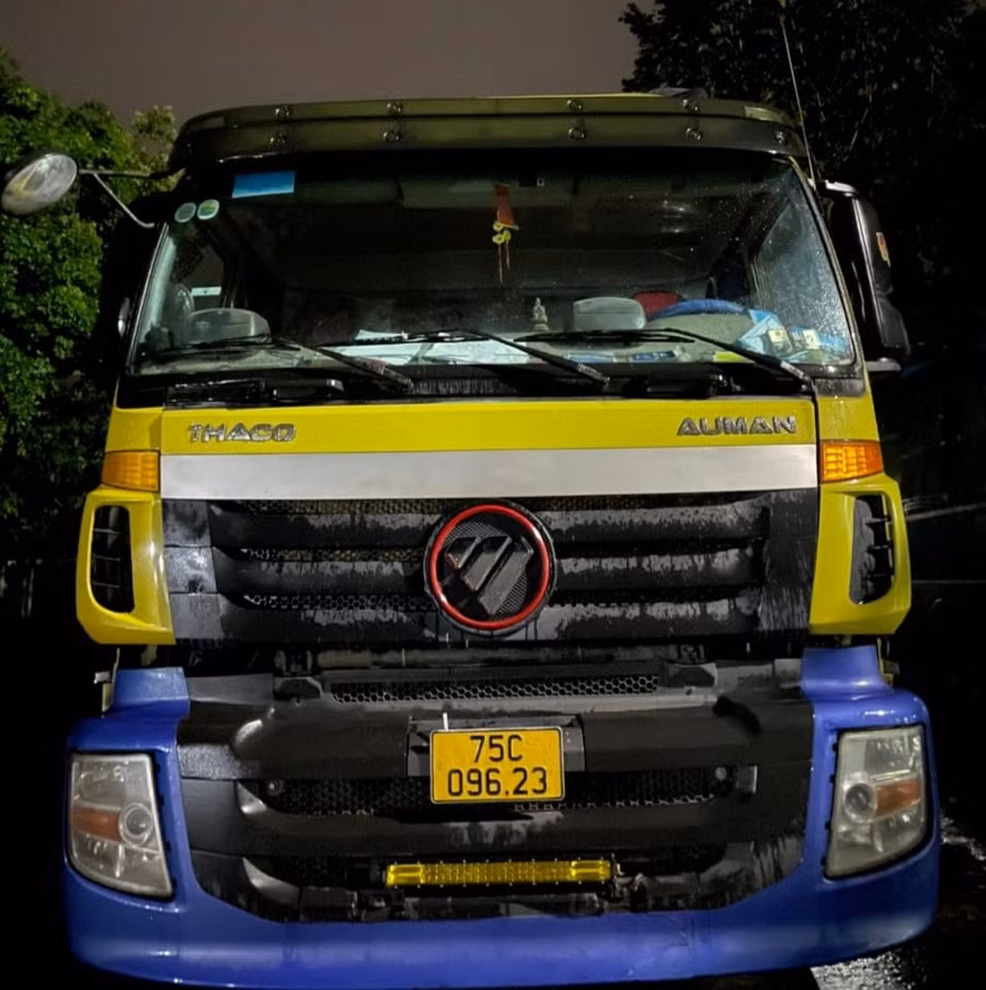 Phương tiện vi phạm bị CSGT Quảng Trị xử lý.