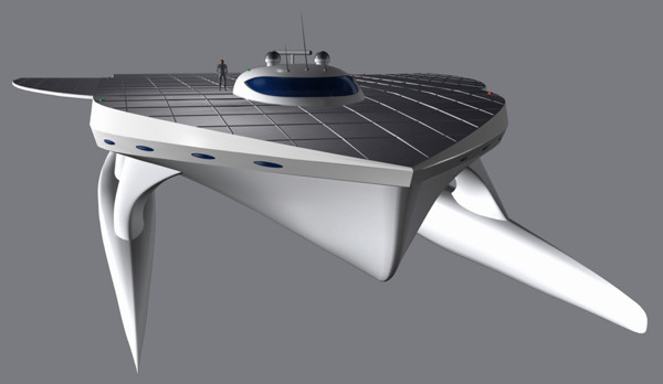 Ra mắt tàu năng lượng mặt trời lớn nhất thế giới (video) ảnh 1