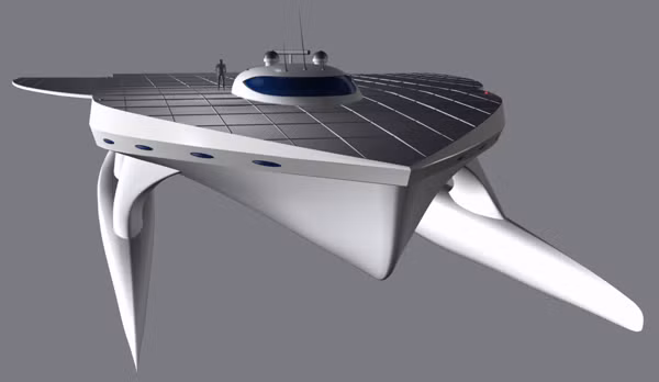 Ra mắt tàu năng lượng mặt trời lớn nhất thế giới (video) ảnh 1