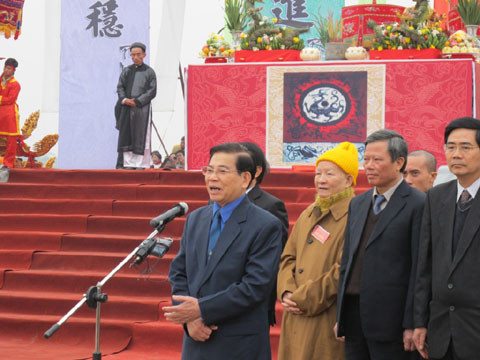 Chủ tịch nước phát biểu tại Lễ hội Tịch Điền Chủ tịch nước phát biểu tại Lễ hội Tịch Điền