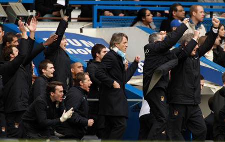 HLV Roberto Mancini đã giành rất nhiều lời có cánh để cơ ngợi tinh thần thi đấu của các học trò