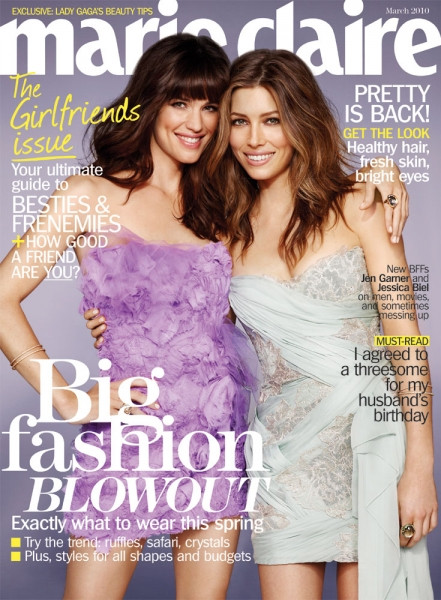 Jennifer Garner và Jessica Biel toả sáng trên Marie Claire ảnh 1 Jennifer Garner và Jessica Biel toả sáng trên Marie Claire ảnh 1