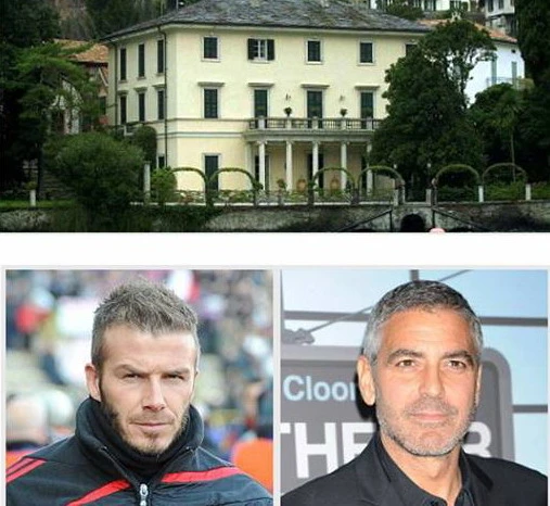 David Beckham muốn mua biệt thự của George Clooney