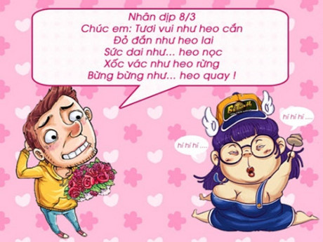 Ngày 8/3: Những lời chúc hài hước nhất - Ảnh 2 Ngay 8/3: Nhung loi chuc hai huoc nhat - Anh 2