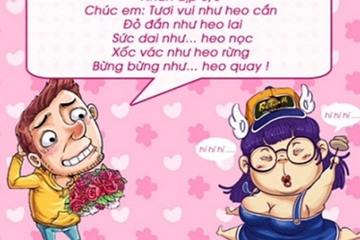 Những lời chúc hài hước nhất trong ngày 8/3 