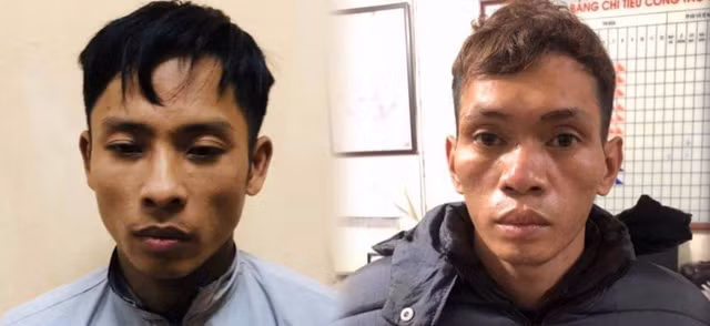Hai đối tượng bị cơ quan chức năng bắt giữ khi mang chiếc xe vừa trộm được đi tiêu thụ