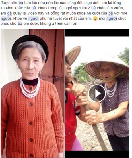 Những khoảnh khắc ông bà thay cha mẹ khiến ai cũng xúc động - Ảnh 1 Nhung khoanh khac ong ba thay cha me khien ai cung xuc dong - Anh 1